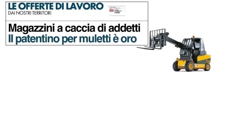 Corso per ADDETTO ALLA CONDUZIONE DI CARRELLI ELEVATORI