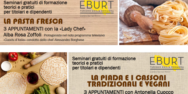 Seminari: “LA PASTA FRESCA” e “PIADA & CASSONI”