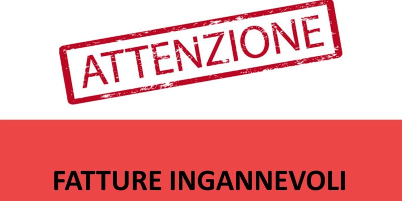 Attenzione alle fatture ingannevoli con intestazione e nominativi UIBM