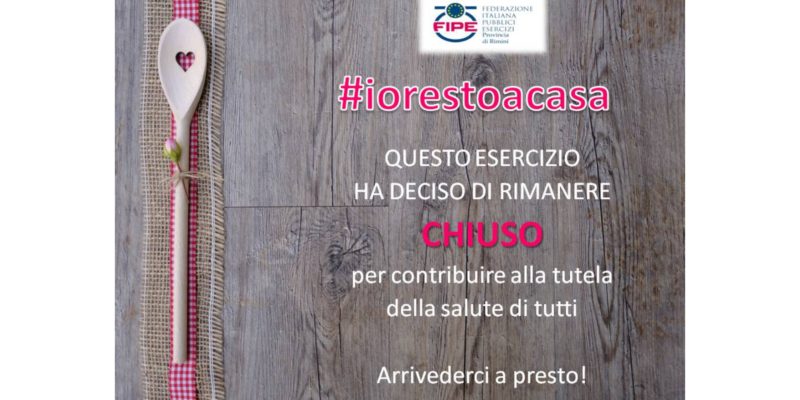 #IoRestoaCasa: i soci di Confcommercio Rimini