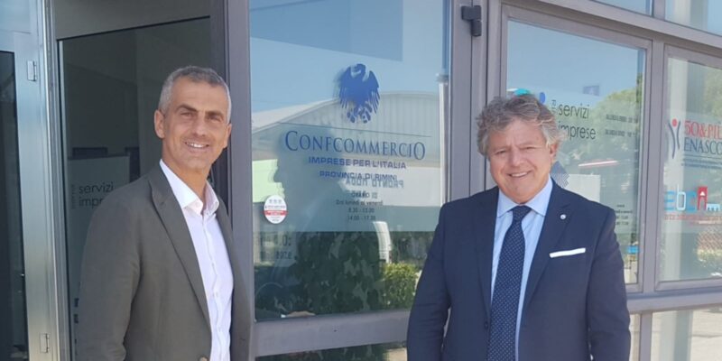 Confcommercio della provincia di Rimini ha iniziato il ciclo di incontri con i candidati sindaci al Comune di Rimini: incontrato ieri il candidato della coalizione di centrosinistra, Jamil Sadegholvaad
