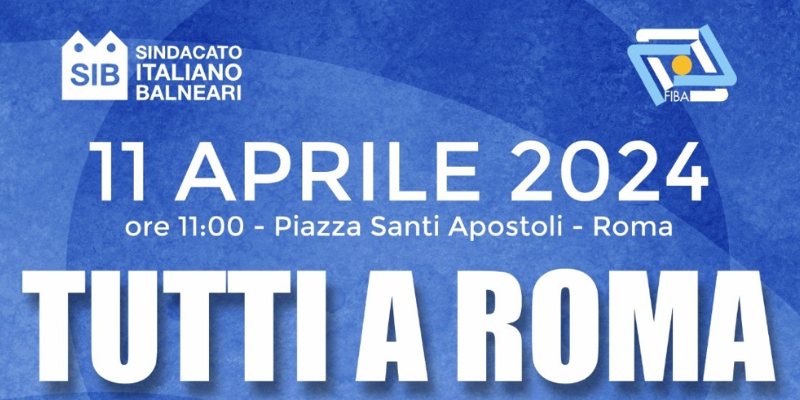 I Balneari tornano in piazza – Roma, 11 aprile 2024